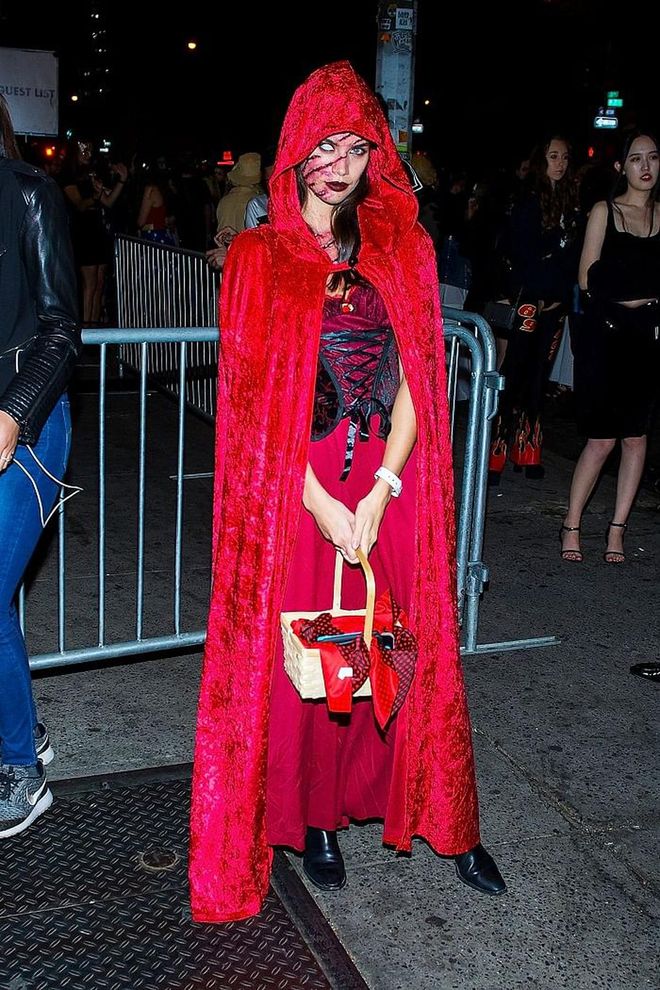 as a creepy Red Riding Hood. Photo: Getty 