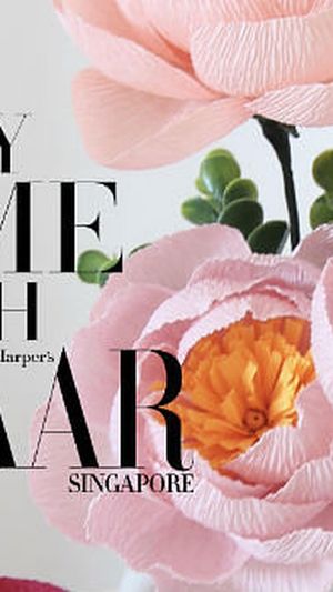 Stay Home With BAZAAR How To Make Paper Peonies - Featured