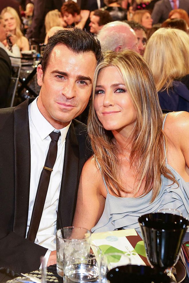 After a two-year marriage, Justin Theroux and Jennifer Aniston announced their separation this past February. In a joint statement to the Associated Press, the pair explained the separation was "mutual and lovingly made at the end of last year.”

Photo: Getty