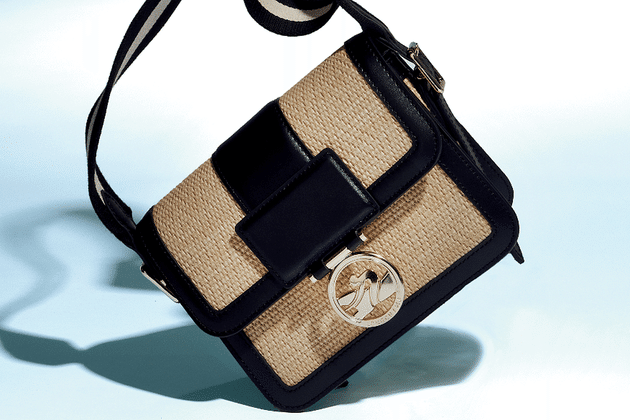 Canvas Box-Trot Paille bag, Longchamp. Photo: Natsuko Teruya