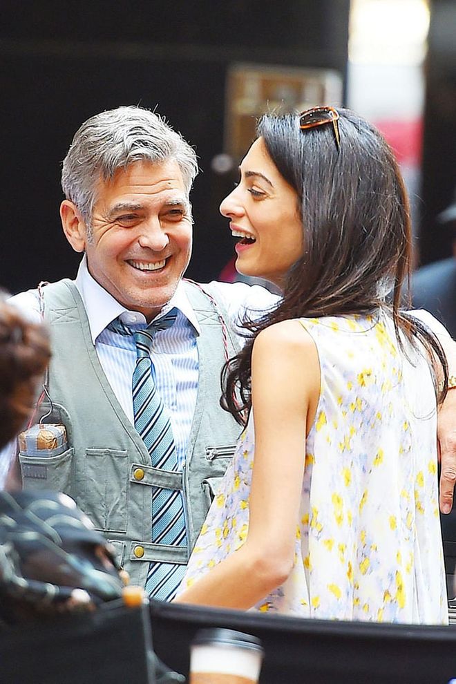 On the set of Money Monster in New York City. Photo: Getty 