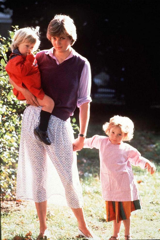 The future Princess Diana was not yet engaged to Prince Charles when she posed for photos at Young England Kindergarten, where she was a nursery school assistant. She wasn't wearing a slip, and when the sun came out, her backlit skirt showed off her legs in a way that caused a scandal.