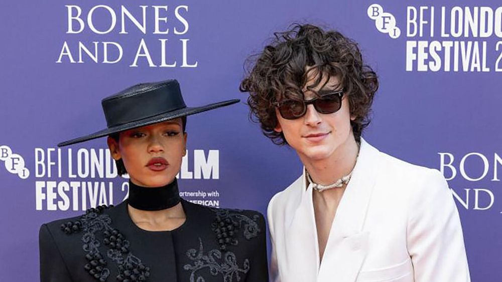 Timothee Chalamet and Taylor Russell Red Carpet Duo Film Festival