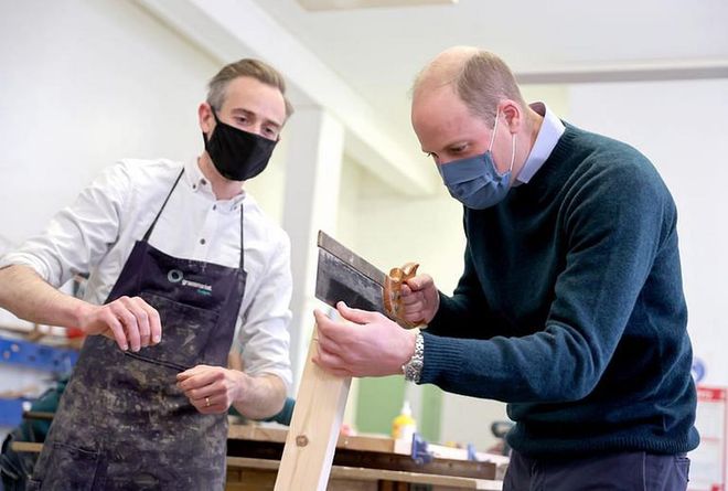 In the Grassmarket Community Project's workshop, which makes furniture from recycled pews and other responsibly-resourced wood, on May 23, 2021 in Edinburgh, Scotland. (Photo: Getty Images)
