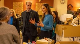 Prince William and Duchess Kate Help Pack Donations for Ukrainian Community