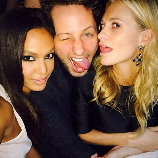 Get your nearest and dearest to pose with you, like Joan Smalls did with her chicest confidants Derek Blasberg and Poppy Delevingne.
Photo: Instagram