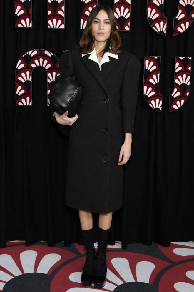 Alexa Chung went for a tailored look.

Photo: Pascal Le Segretain / Getty 
