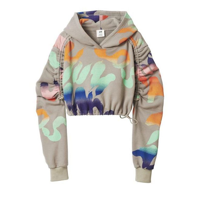Patterned hoodie, $84.95
