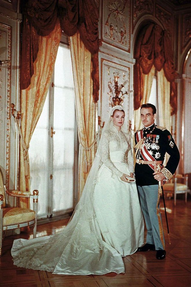 Hollywood royalty Grace Kelly met Prince Rainier III at the Cannes Film Festival. At the time, the prince had expressed interest in marrying an American woman, and Greek shipping magnate Aristotle Onasis suggested Marilyn Monroe. Prince Rainier felt that Marilyn's persona was not quite dignified enough for his family or his position, but he laid eyes on Grace while she was in town promoting To Catch a Thief.

The two officially met during a photo-op for Paris Match magazine, and the prince sent Kelly a charming letter after their initial meeting; the rest, was history. Photo: Getty