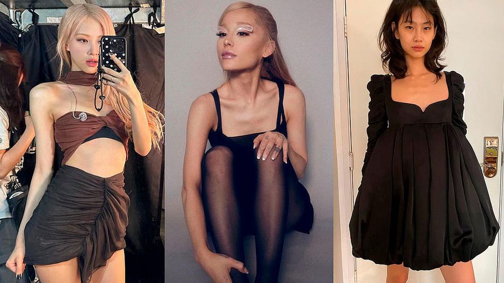 Blackpink Rosé Ariana Grande Hoyeon Skinny Celebrities