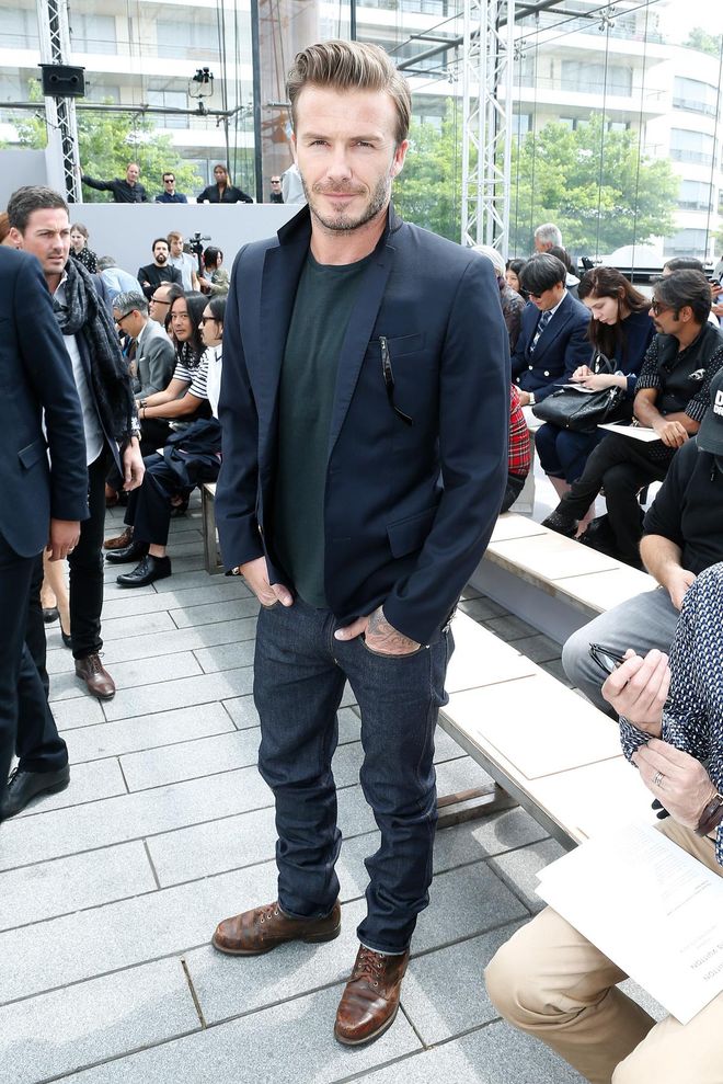 We couldn't do a best-dressed British men list without including David Beckham. After all, he's been a keen follower of fashion since his early twenties, when he would frequently shock with daring styles (see: that sarong). Nowadays, he is more traditional with his choices, favouring tailored suits, Belstaff biker jackets and cosy beanies.