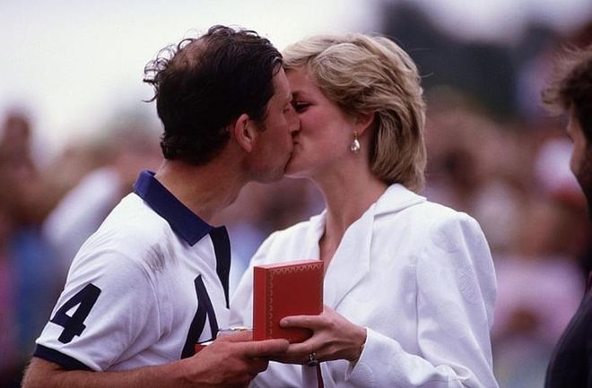 At Guards Polo Club in 1987. Photo: Getty 
