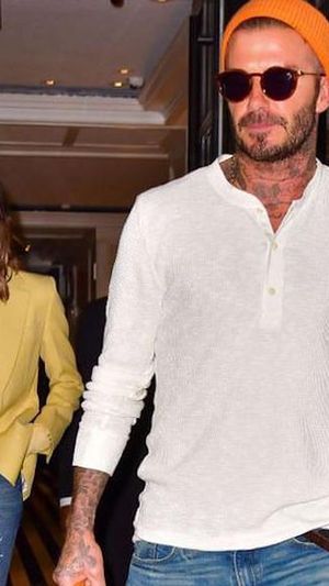 Victoria and David Beckham Coordinate Their Chic Looks