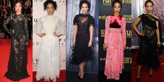 Claim to fame: With a star turn in the Oscar favourite film, Loving, Negga has quickly become a household name. Her striking looks are only part of the story for this rising talent.
Style profile: Old Hollywood elegance with an eye for a dramatic gown.