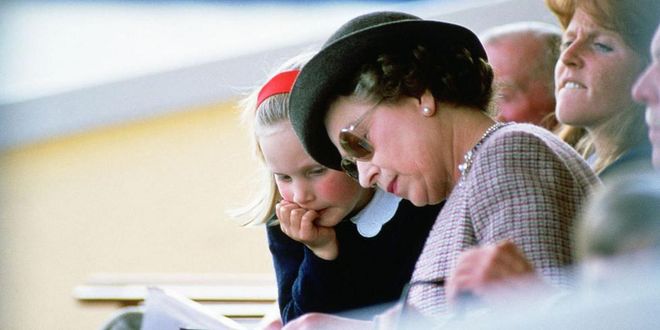 Queen Elizabeth attends the Royal Windsor Horse Show with Zara Phillips. Photo: Getty