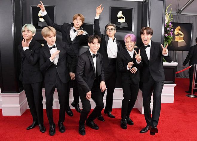 Appearing on countless American talk shows and award ceremonies, and with their provocatively-titled song, “Boy With Luv”—with American singer Halsey—that broke the internet at 597 million views, South Korea’s hottest boy band 
of this decade is easily The Bangtan Boys, 
otherwise more famously known as BTS.