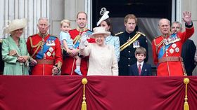 Royal Family Trooping The Colour