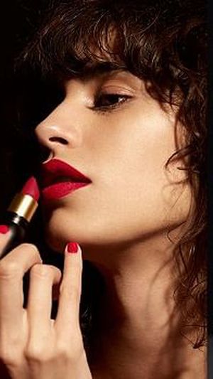 Mica Arganaraz - Christian Louboutin Beauty (feature image interview) Christian Louboutin New Velvet Matte