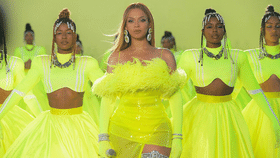 Beyoncé Is A Goddess In Her Completely Sheer Oscars After-Party Look