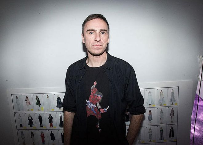 Raf Simons made his mark as the Creative Director for the French couture house of Christian Dior from 2012 to 2015, and then took over Calvin Klein from 2016 to 2018. Today, he is designing for his eponymous label.