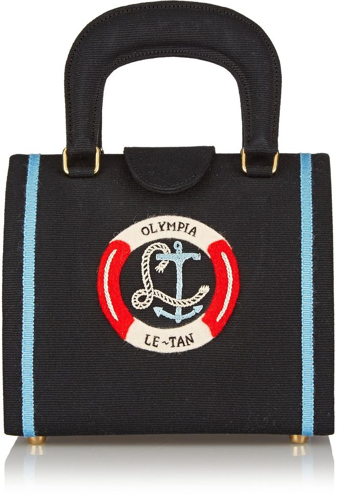 Bernard Bouee Embroidered Canvas Tote