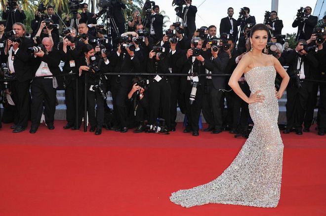 Twinkling in Naeem Khan at the 2010 Cannes Film Festival. Photo: Getty 