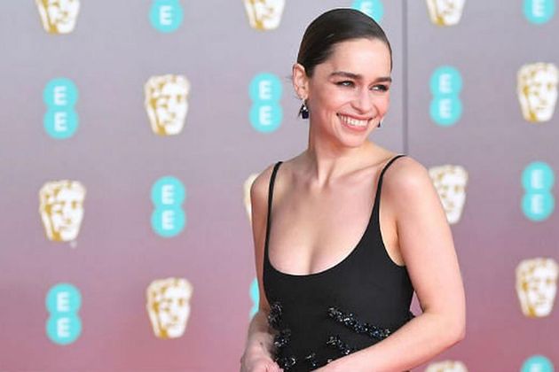 Emilia Clarke at the BAFTAs 2020