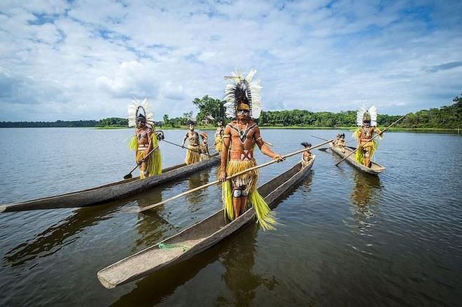 With huge national parks, dazzling scenery, exotic flora and fauna, and culturally intriguing villages (some of which, in the past, were known for alarmingly fierce practices), the Sepik region of Papua New Guinea remains—for now—among the most fantastically out-there of destinations. Feel the frisson on a once-yearly 11-day excursion to the Tumbuna festival. Photo: Getty 
