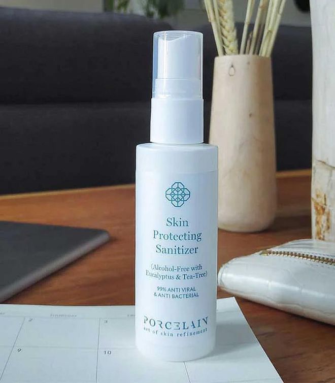 Skin Protecting Sanitiser, $20, Porcelain Skin