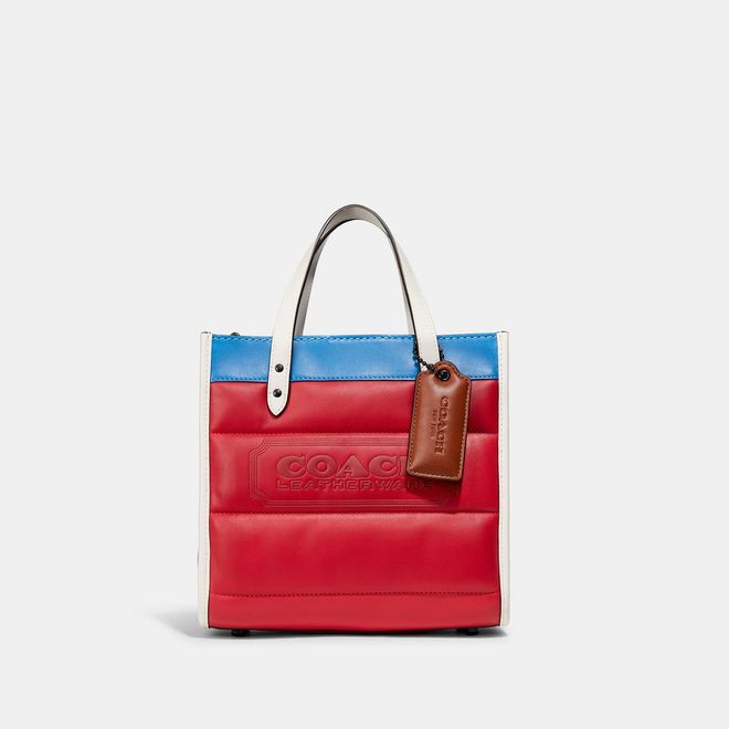 Field Tote 22 With Colorblock Quilting And Coach Bag, $795, Coach