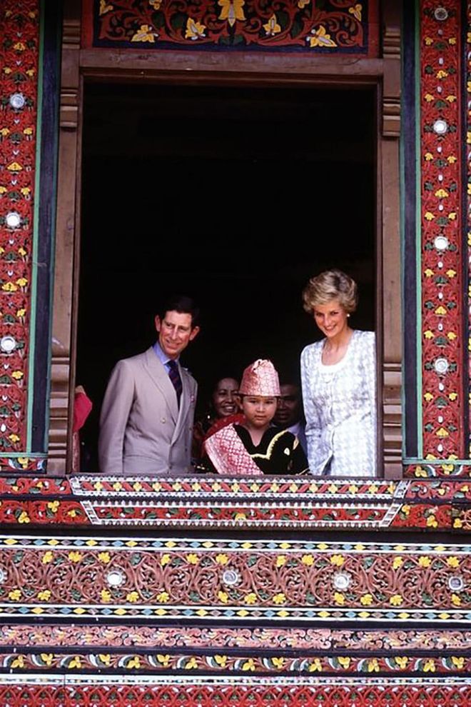 With Prince Charles while visiting Jakarta during the Royal Tour of Indonesia.

