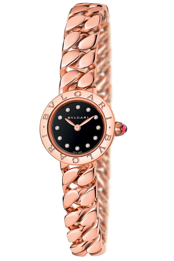 Bulgari Piccola Catene watch, price upon request, 1-800-BVLGARI.
