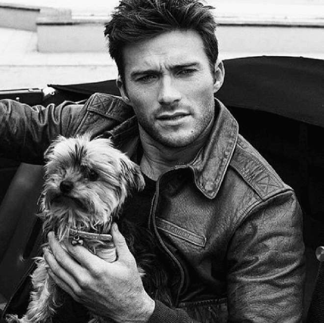 Looks good with or without a puppy in his arms. 
Follow at: @scotteastwood