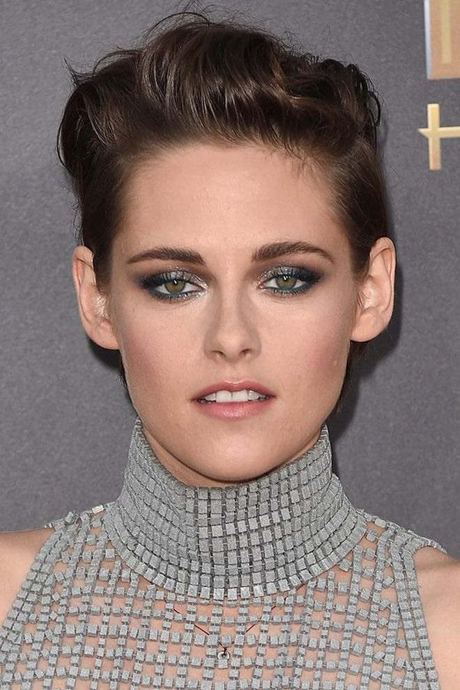 We love a voluminous, swept-back pixie like Kristen Stewart’s, which is perfect for every occasion. 