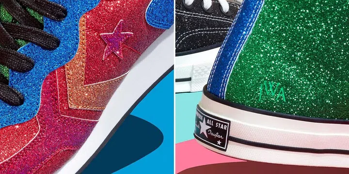 jw anderson sparkle converse