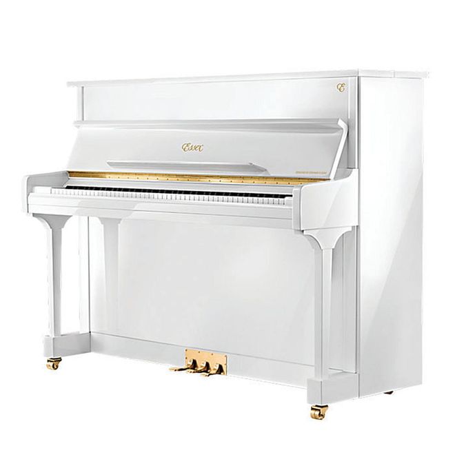 Like a chandelier, a gleaming piano adds beauty and grandeur to a living space, but definitely provides more fun. Designed by Steinway & Sons in collaboration with renowned furniture designer William Faber, the Essex EUP-116E model from Steinway Gallery shines with pristine white lines and gilded hardware that house a premium level of musical engineering at an affordable price of $11,500. Now, imagine
how wonderful it would be to sing along to Christmas carols
gathered around the piano with your family?