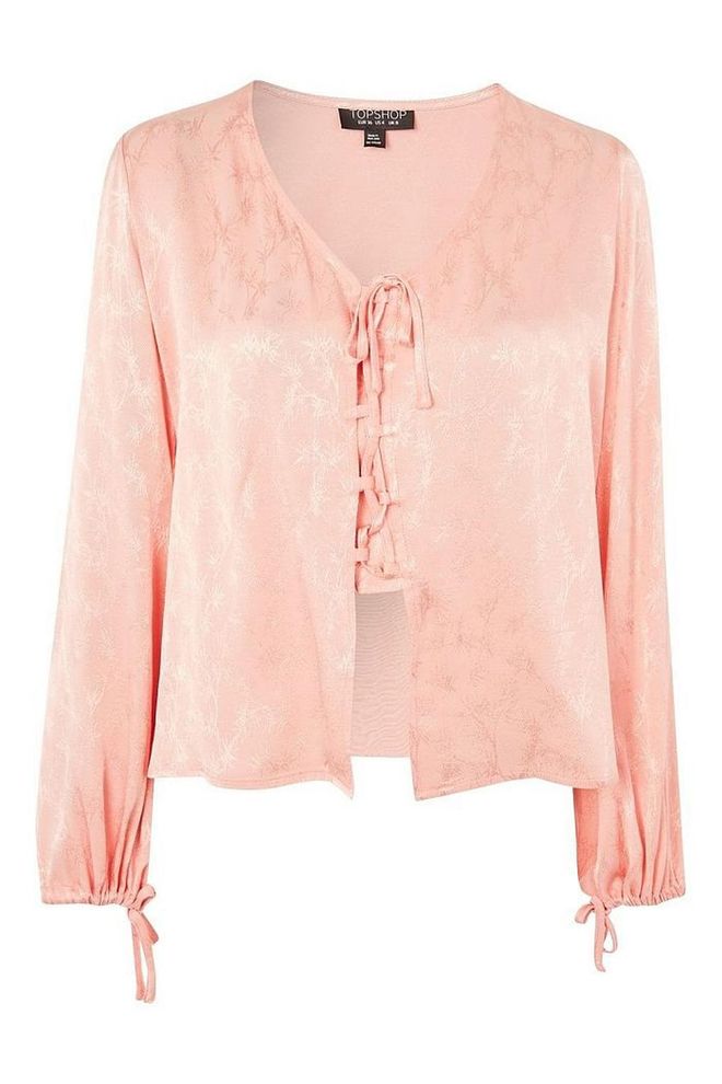 Topshop blouse, $65, topshop.com.

