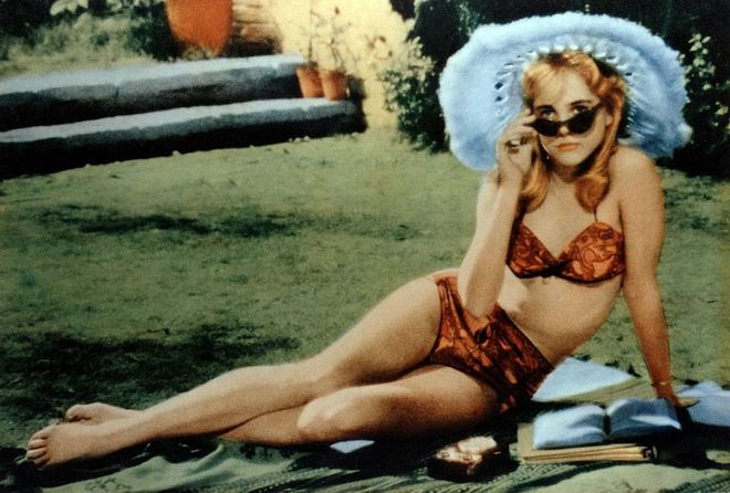 A bikini: probably the least scandalous thing about 'Lolita', really. 