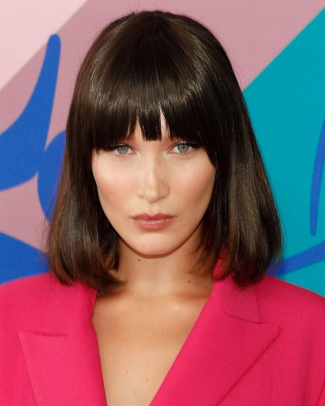 Bella Hadid's bangs were EVERYTHING we talked about over lunch.

Photo: Getty Images