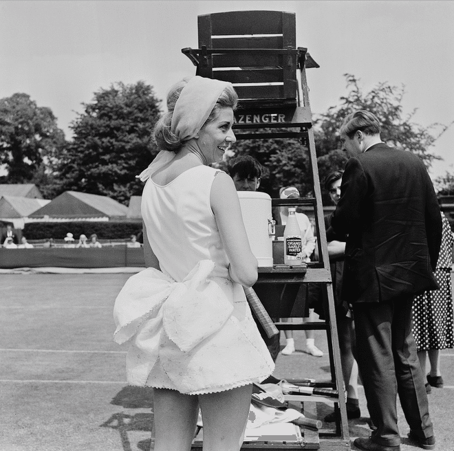 The Italian tennis player's glamorous on-court looks generated so much buzz in the '60s that she started keeping her outfits a secret until the day of the match
Photo: Getty