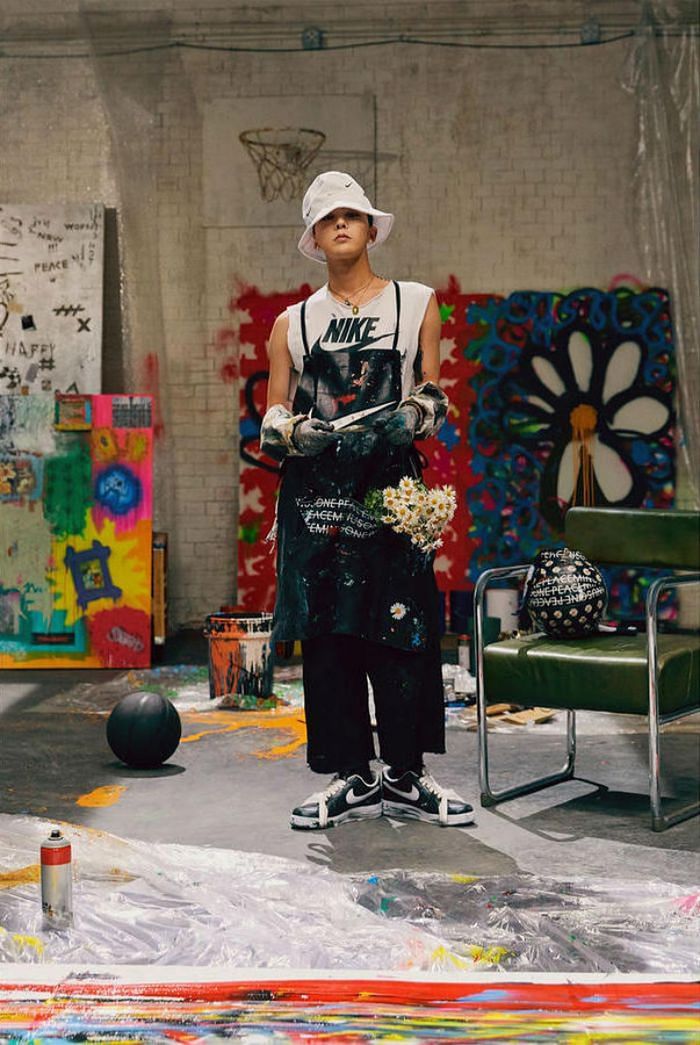 G-Dragon's PEACEMINUSONE x Nike New Apparel Collection