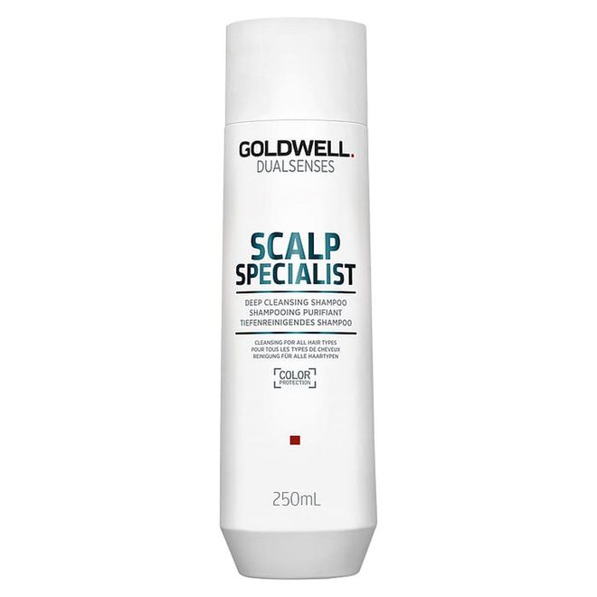 The zinc-PCA and hydro-lime extract regulate the production of sebum, prevent grease build-up and moisturise the scalp to leave hair feeling clean and light all day long. What does all that mean for you? Peace of mind as oily roots are left behind in the past.

Deep Cleansing Shampoo, $30, Goldwell Dualsenses