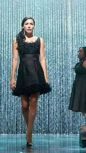 Naya Rivera as Santana in Glee