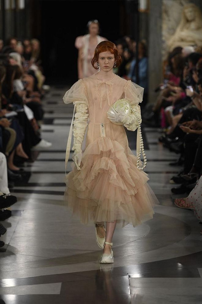 Spring 2023 was light and "aerated," Simone Rocha explains. (Photo: Giovanni Giannoni / Getty Images)