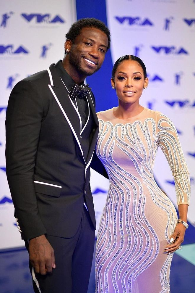 Hip-hop artist Gucci Mane wed Keyshia Ka'oir in a 1.7 million dollar wedding in Miami–so extravagant that the couple needed a sword to cut into their 10-foot tall wedding cake. The couple's nuptials featured a "diamonds and crystals" theme, and guests, which included Lil Yachty, 2 Chainz, Rick Ross, Monica, Big Sean and Jhene Aiko and Sean "Diddy" Combs, were all asked to wear white. Photo: Getty