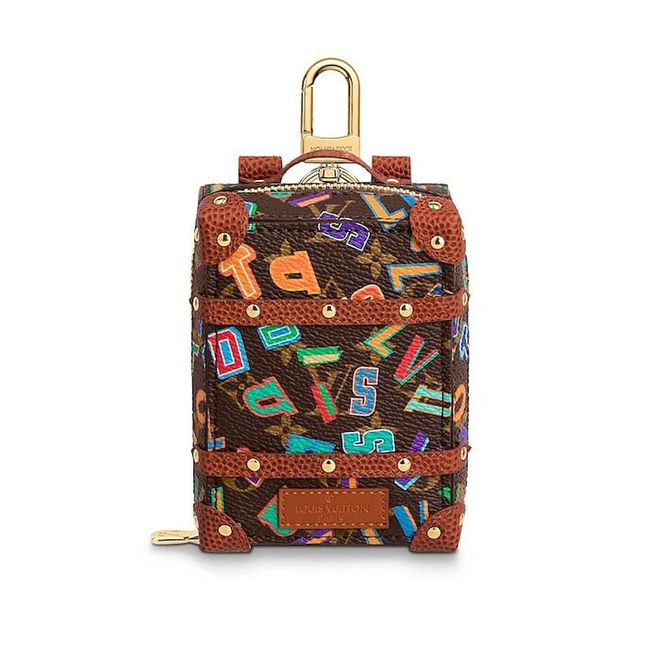 LVXNBA Monogram Letters Soft Trunk Backpack Bag Charm And Key Holder, S$1,440, Louis Vuitton