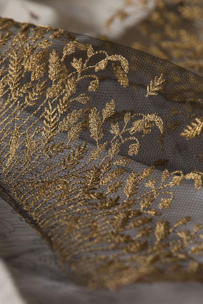The wheat motif was taken from Dior's spring/summer 2020 collection, which was inspired by nature and diversity.