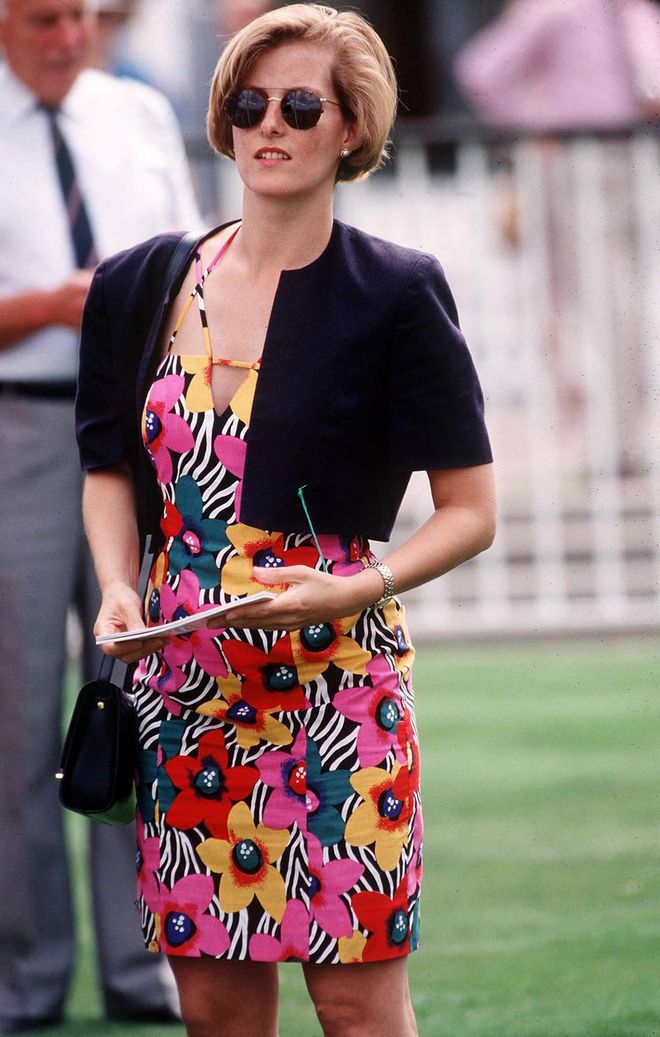 A vibrant look for Sophie from her pre-royal life.
Photo: Getty