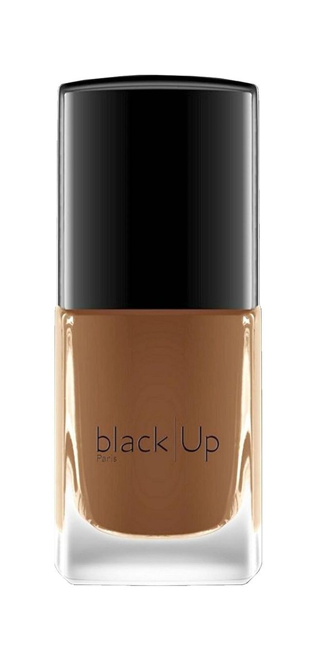 This caramel-tinted brown looks like milk chocolate in the bottle and is just as decadent on your fingertips.

<b>Black Up Nail Lacquer in NVAO 08, $13</b>