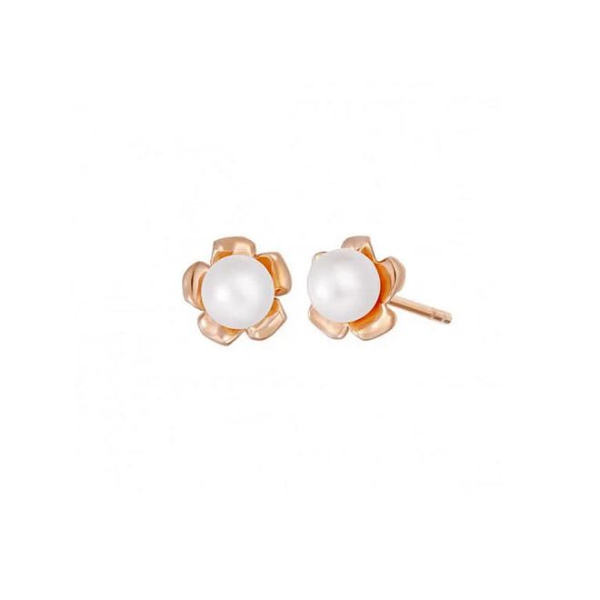 Pearl Frill Earrings, $550, Goldheart
